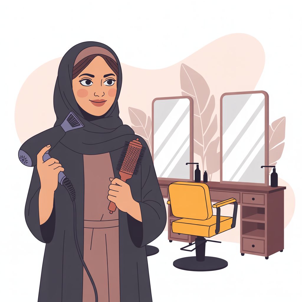 مصففة شعر