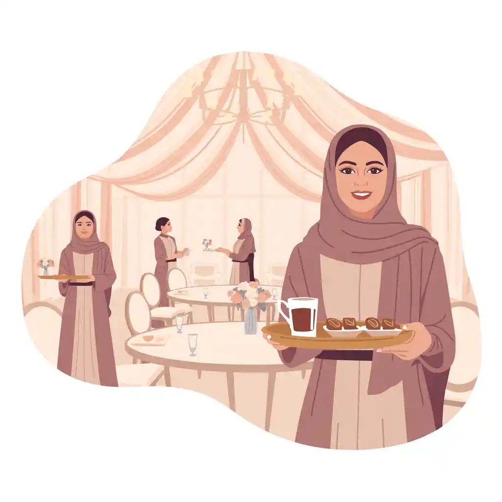 خدمات الضيافة للنساء